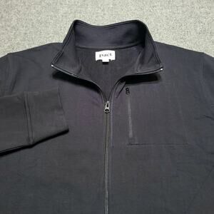 Pact Jacket Mens Extra Large Stretch French Terry Track Coat Lightweight Mock